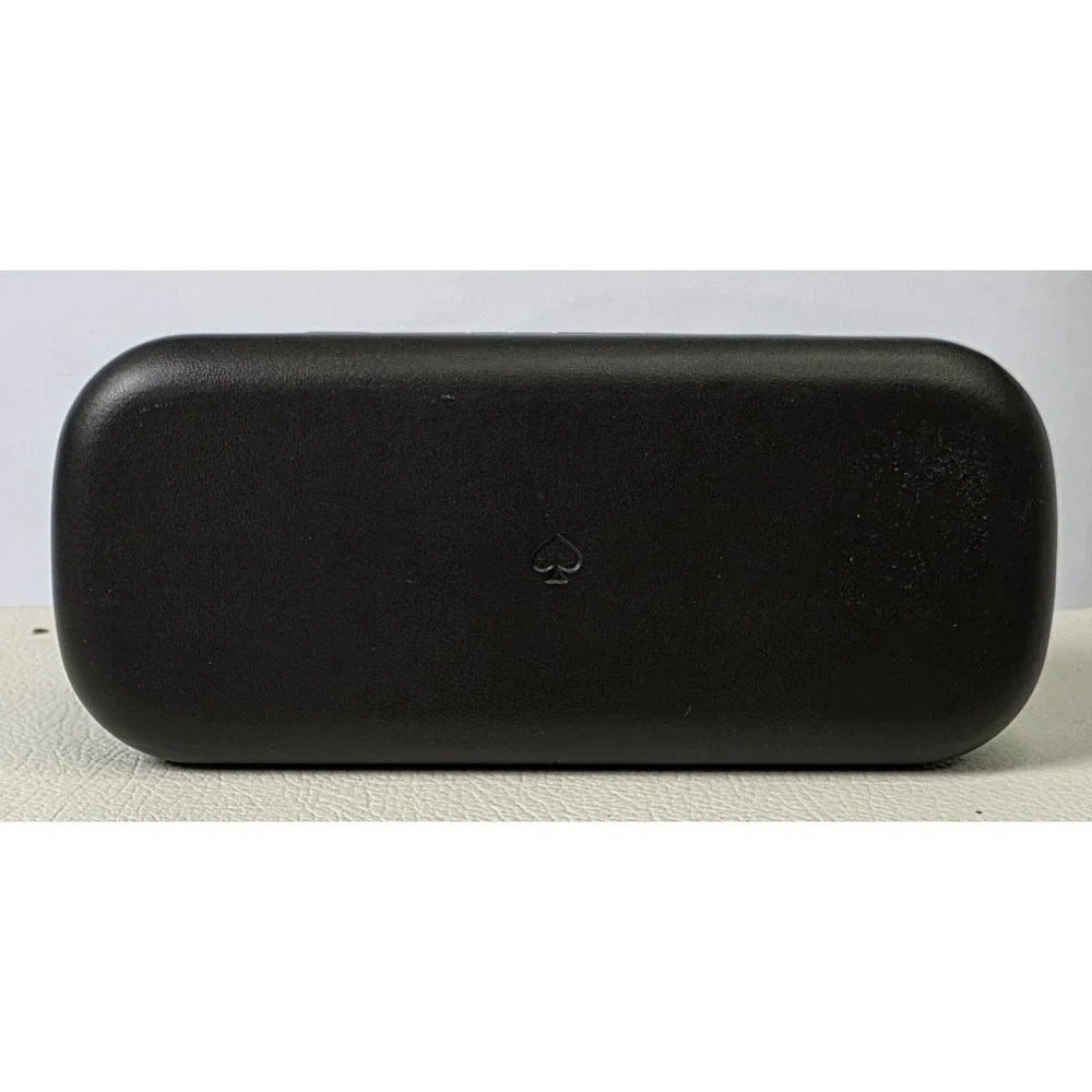 NEW KATE SPADE GREEN BLACK SMALL AUTHENTIC SUNGLASSES EYEGLASSES CASE ONLY Lux